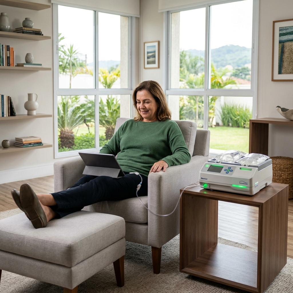 Treinamento de diálise peritoneal domiciliar em Arujá pela equipe Renal Expert